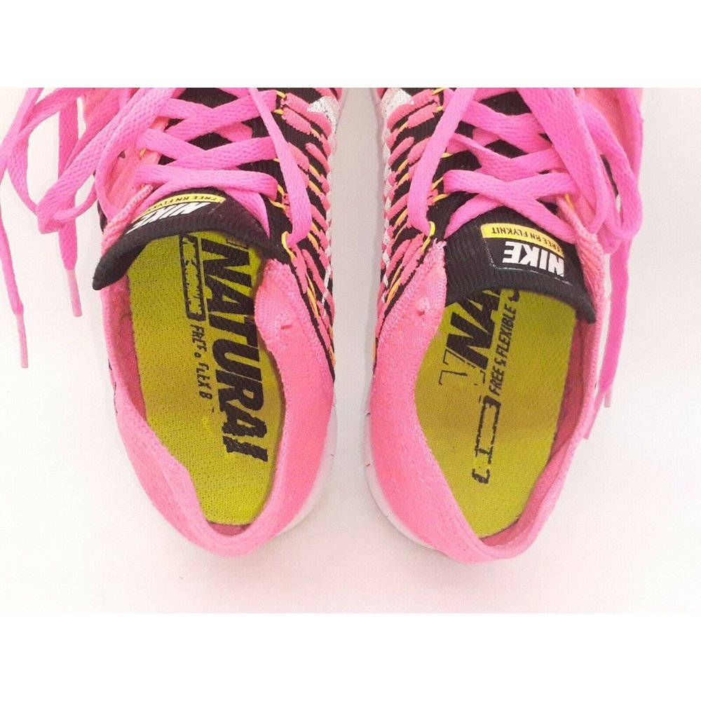 NIKE Womens Free Flyknit Running Shoes US 8 M Pink_9